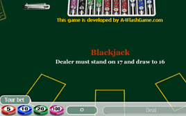 Flash Casino Blackjack Game